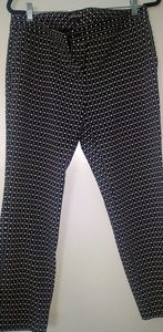 Express center leg pleat ankle length pant